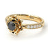 A lady's Rose Black Diamond Ring - Elena no. 28