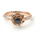 A lady's Rose Black Diamond Ring - Elena no. 29