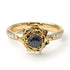 A lady's Rose Black Diamond Ring - Elena no. 28