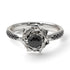 A Lady's Rose Black Diamond Ring - Elena no. 15 image 1