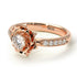 A lady's Rose Gold Diamond Ring - Elena no. 2