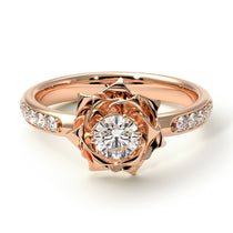 A lady's Rose Gold Diamond Ring - Elena no. 2 image 1