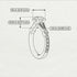 Vintage Pink Moissanite Engaement Ring - Arya No. 813