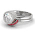 Bezel Diamond Bridal Set - Emerson No. 48 image 2