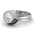 Bezel Diamond Bridal Set - Emerson No. 33