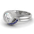 Bezel Diamond Bridal Set - Emerson No. 63