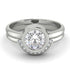 Bezel Diamond Bridal Set - Emerson No. 3 image 1
