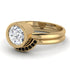 Bezel Diamond Bridal Set - Emerson No. 31