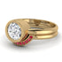Bezel Diamond Bridal Set - Emerson No. 46 image 2
