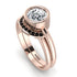 Bezel Diamond Bridal Set - Emerson No. 32 image 3