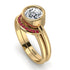 Bezel Diamond Bridal Set - Emerson No. 46
