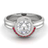Bezel Diamond Bridal Set - Emerson No. 48