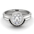 Bezel Diamond Bridal Set - Emerson No. 33