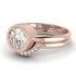 Bezel Diamond Bridal Set - Emerson No. 2