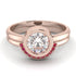 Bezel Diamond Bridal Set - Emerson No. 47 image 1