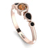 Bezel Symmetrical Brown Diamond Ring - Ivy No. 1108 image 3