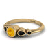 Bezel Symmetrical Citrine Ring - Ivy No. 607