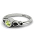 Bezel Symmetrical Peridot Ring - Ivy No. 609