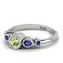 Bezel Symmetrical Peridot Ring - Ivy No. 615