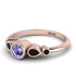 Bezel Symmetrical Tanzanite Ring - Ivy No. 208