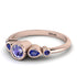Bezel Symmetrical Tanzanite Ring - Ivy No. 214