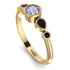 Bezel Symmetrical Tanzanite Ring - Ivy No. 207