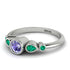Bezel Symmetrical Tanzanite Ring - Ivy No. 206