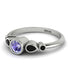 Bezel Symmetrical Tanzanite Ring - Ivy No. 209