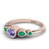 Bezel Symmetrical Tanzanite Ring - Ivy No. 205