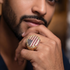 American Flag Men Signet Ring - Carl No. 4 image 2