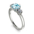 Classic 3 Stone Aquamarine Engagement Ring - Sofia No. 403