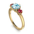 Classic 3 Stone Aquamarine Engagement Ring - Sofia No. 410