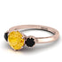 Classic 3 Stone Citrine Engagement Ring - Sofia No. 608