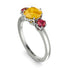 Classic 3 Stone Citrine Engagement Ring - Sofia No. 612 image 3