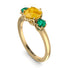 Classic 3 Stone Citrine Engagement Ring - Sofia No. 604 image 3
