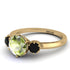 Classic 3 Stone Peridot Engagement Ring - Sofia No. 707