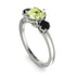 Classic 3 Stone Peridot Engagement Ring - Sofia No. 709