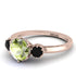 Classic 3 Stone Peridot Engagement Ring - Sofia No. 708 image 3