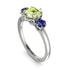 Classic 3 Stone Peridot Engagement Ring - Sofia No. 715