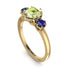 Classic 3 Stone Peridot Engagement Ring - Sofia No. 713 image 2