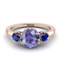Classic 3 Stone Tanzanite Engagement Ring - Sofia No. 214 image 1