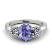 Classic 3 Stone Tanzanite Engagement Ring - Sofia No. 203 image 1
