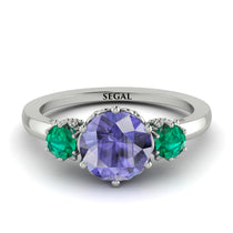 Classic 3 Stone Tanzanite Engagement Ring - Sofia No. 206 image 1
