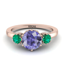 Classic 3 Stone Tanzanite Engagement Ring - Sofia No. 205 image 1