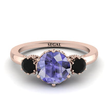 Classic 3 Stone Tanzanite Engagement Ring - Sofia No. 208 image 1