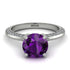 Classic Amethyst Ring With A Twist - Leilani No. 303