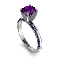 Classic Amethyst Ring With A Twist - Leilani No. 315 image 1