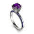 Classic Amethyst Ring With A Twist - Leilani No. 315 image 1