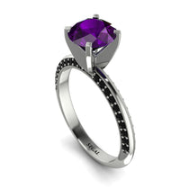 Classic Amethyst Ring With A Twist - Leilani No. 309 image 1