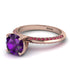 Classic Amethyst Ring With A Twist - Leilani No. 311 image 3